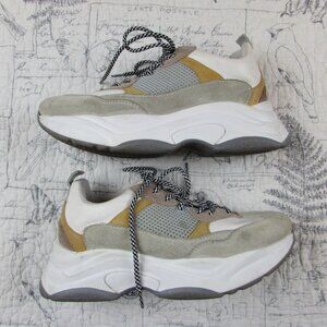 Topshop Ciara Platform made in Italy Trainers Althletic shoes Sneakers sz 37 / 7
